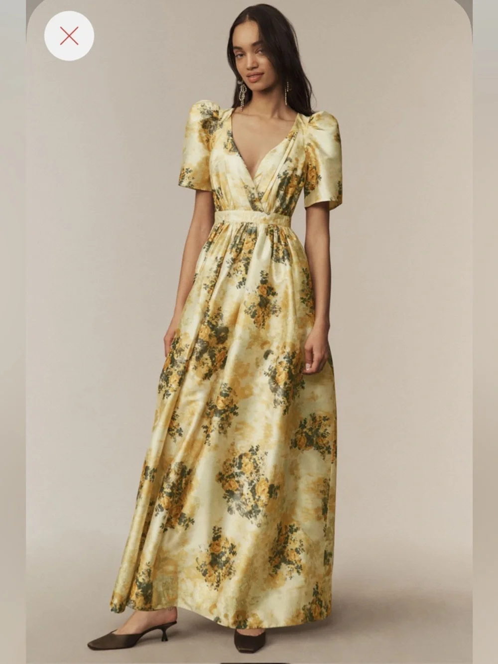 BHLDN Aurora Puff Sleeve Maxi Dress - Picture 1 of 7